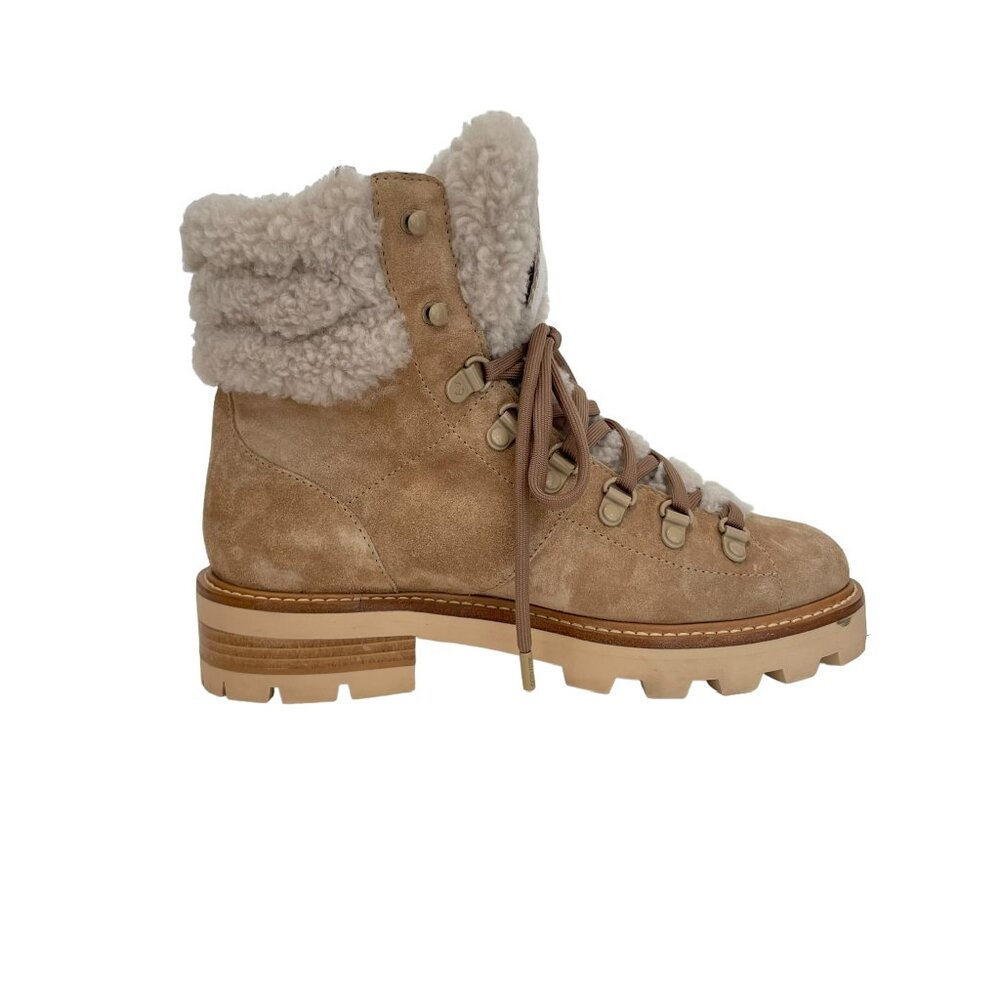 Jimmy Choo Suede & Shearling Boots - Picture 2 of 7